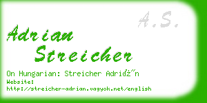 adrian streicher business card
